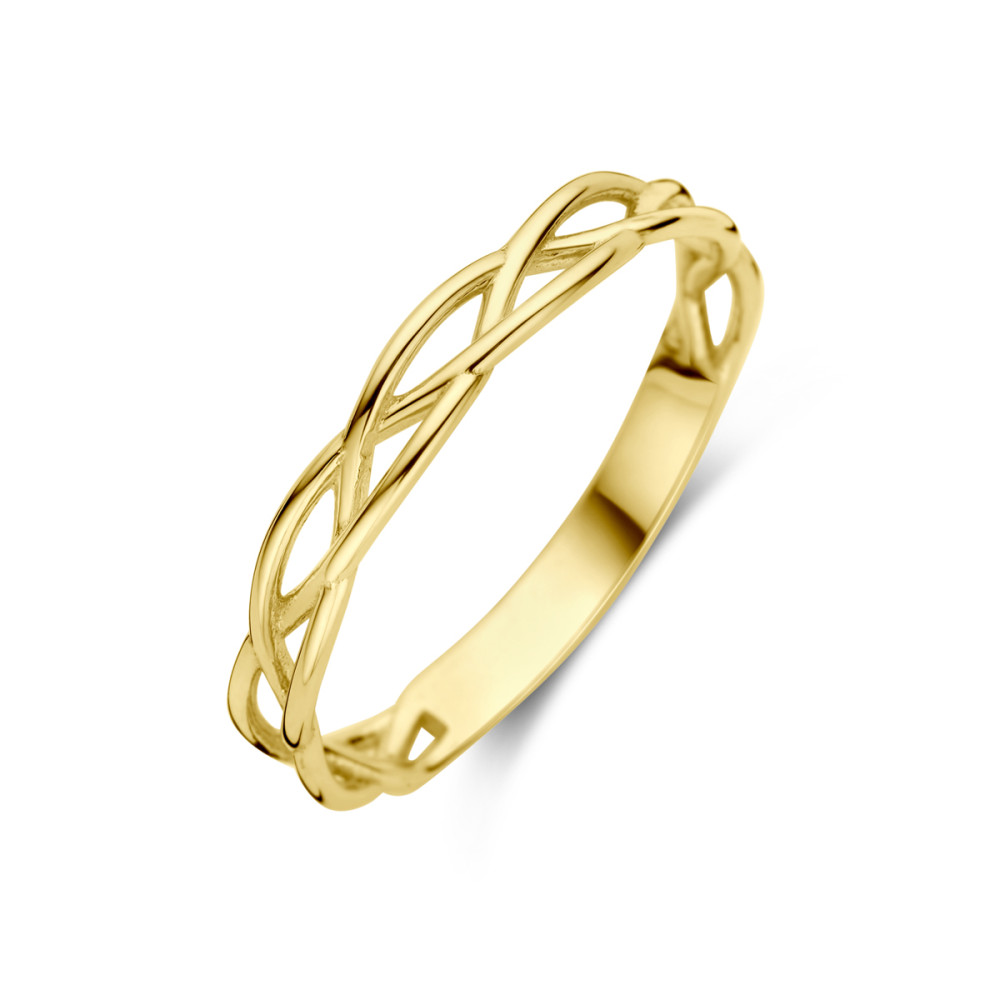 14-karaat-gouden-crossover-ring-met-gevlochten-design