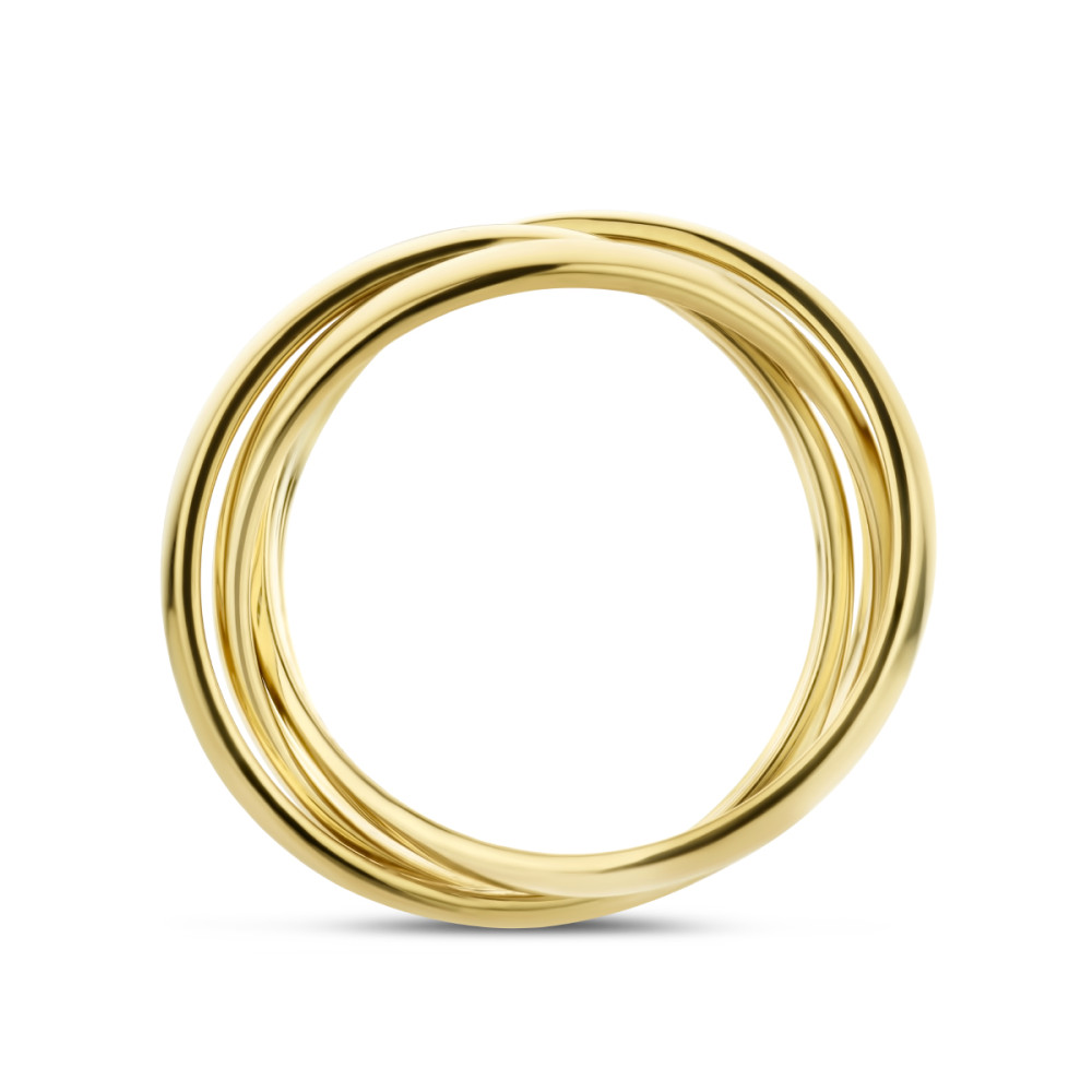 14-karaat-gouden-crossover-ring-met-glanzende-overlappende-banden
