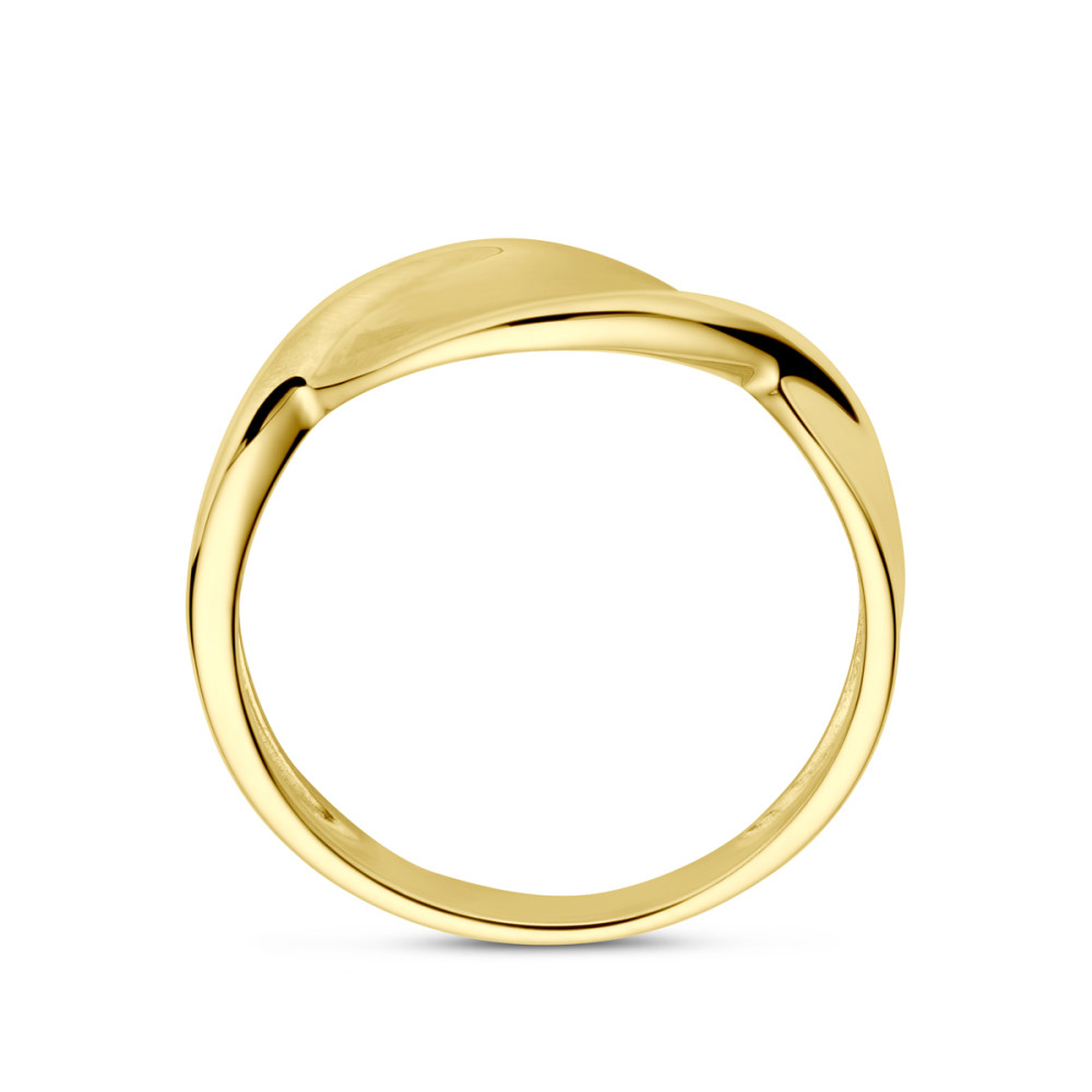 14-karaat-gouden-crossover-ring-met-vloeiend-gekruist-ontwerp