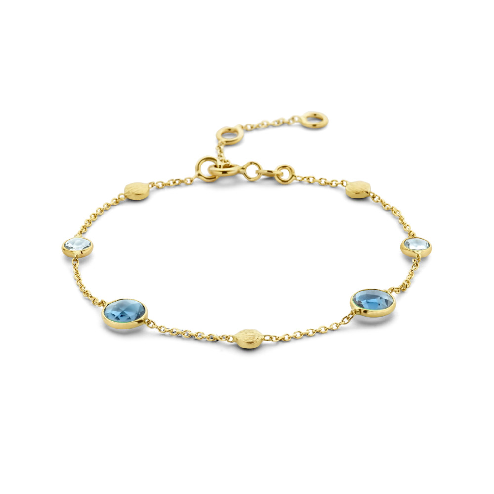 14-karaat-gouden-edelsteen-schakelarmband-met-blauwe-topaas-en-verstelbare-lengte