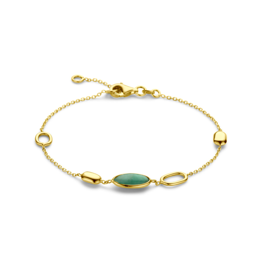 14-karaat-gouden-edelsteen-schakelarmband-met-ovale-smaragd
