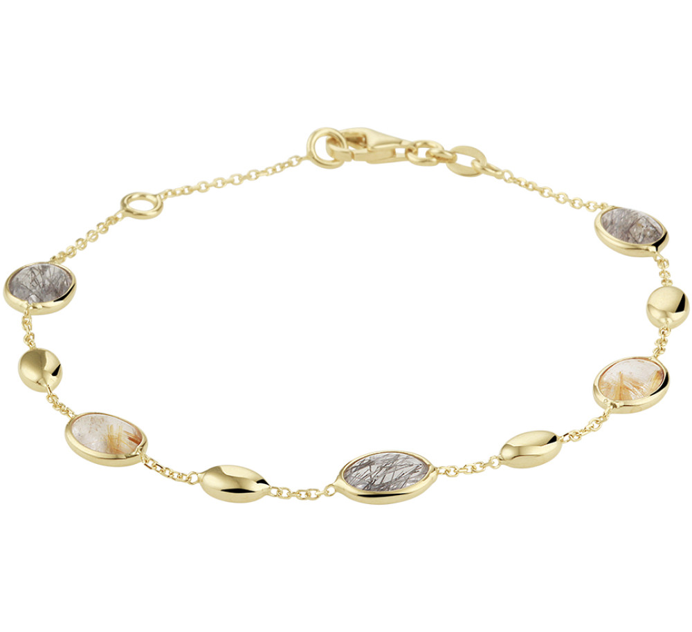 14-karaat-gouden-edelstenen-schakelarmband-met-rutiel-en-kwarts