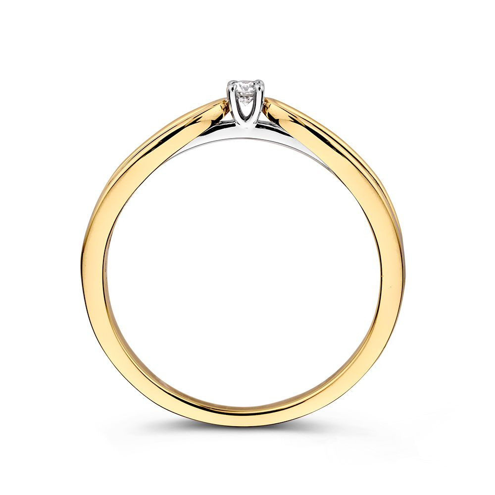 14-karaat-gouden-en-witgouden-ring-met-diamant-en-zijstenen-0-13-crt