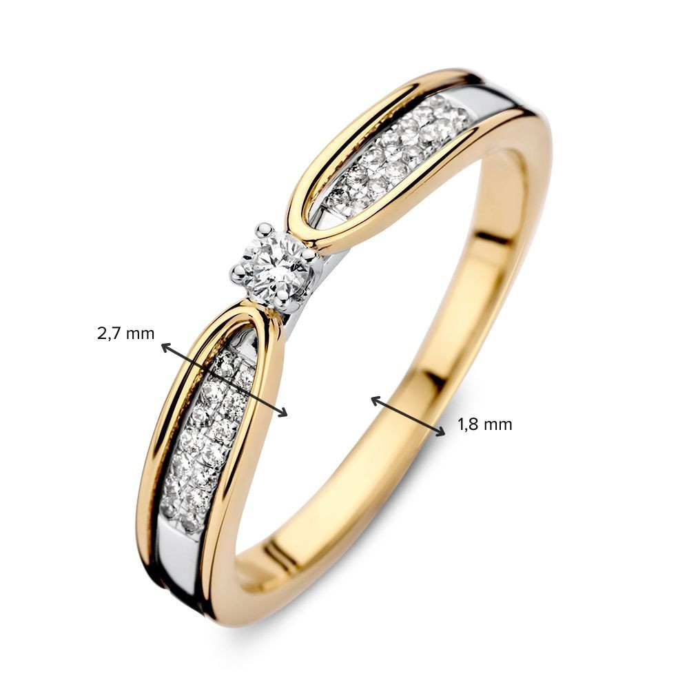 14-karaat-gouden-en-witgouden-ring-met-diamant-en-zijstenen-0-13-crt