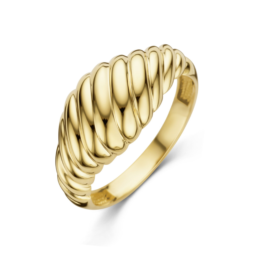 14-karaat-gouden-fantasiering-met-geribbelde-vorm