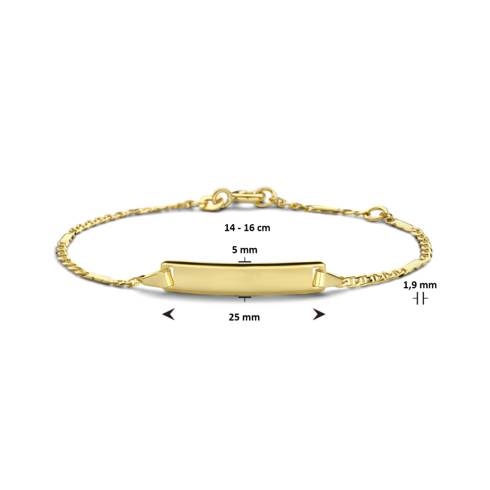 14-karaat-gouden-graveerbare-plaatarmband-met-koffieboonschakel