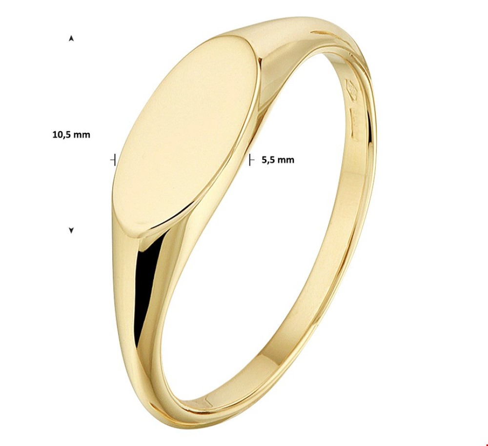 14-karaat-gouden-graveerbare-zegelring-met-ovale-bovenkant-voor-dames