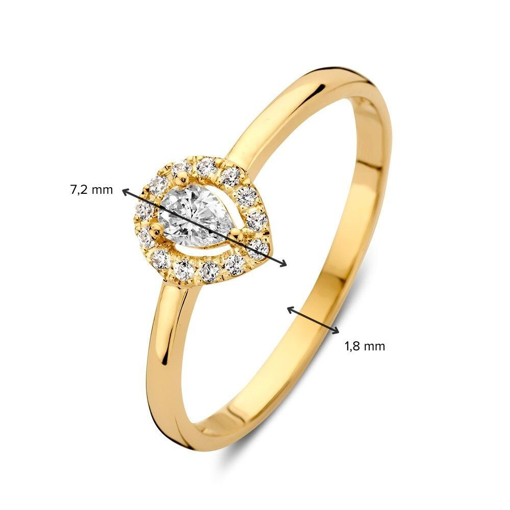14-karaat-gouden-halo-ring-met-peer-en-briljant-geslepen-zirkonia-7-5-mm