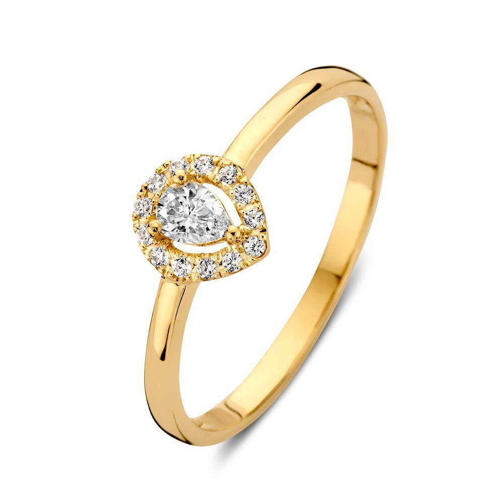 14-karaat-gouden-halo-ring-met-peer-en-briljant-geslepen-zirkonia-7-5-mm