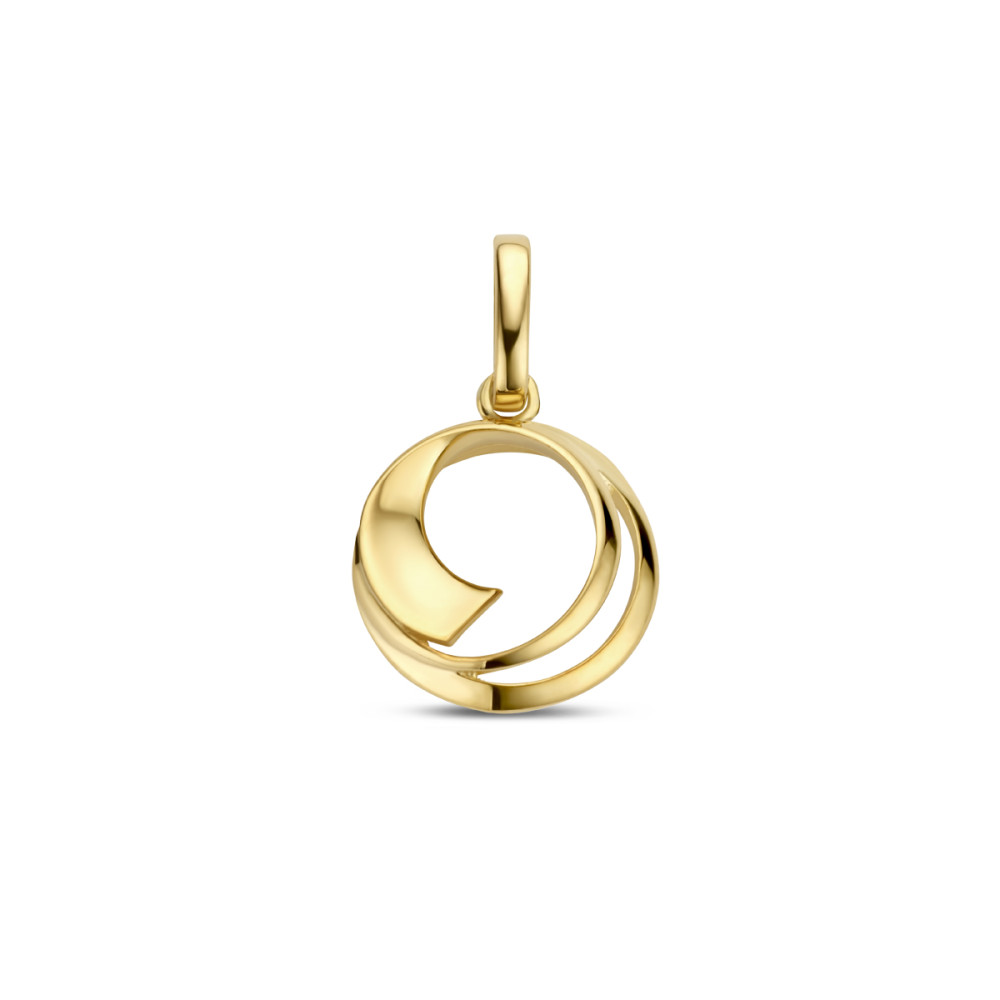 14-karaat-gouden-hanger-met-gedraaide-open-cirkels-11-mm-breed-hoogte-18-mm