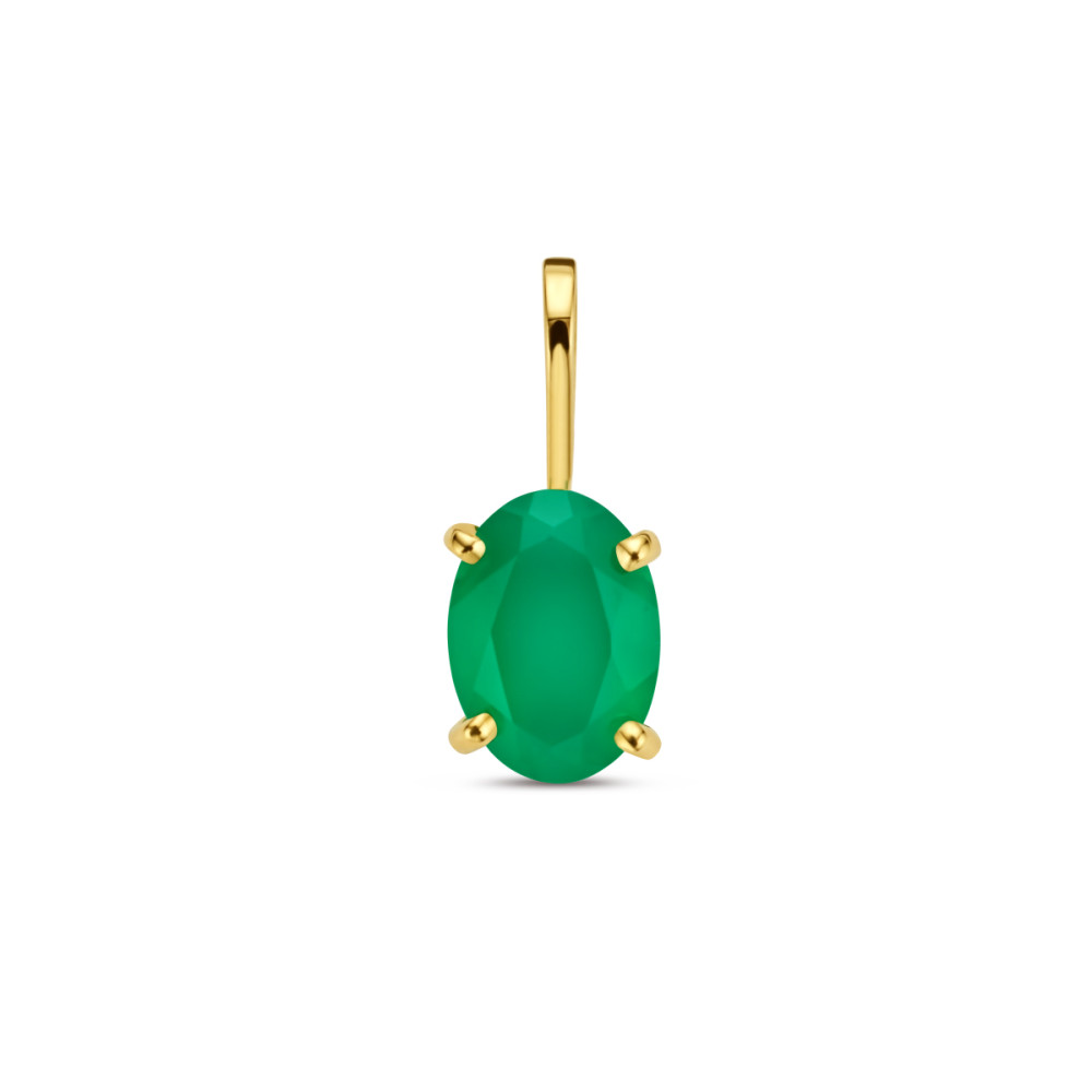 14-karaat-gouden-hanger-met-ovale-groene-agaat-5-mm-breed-hoogte-12-5-mm