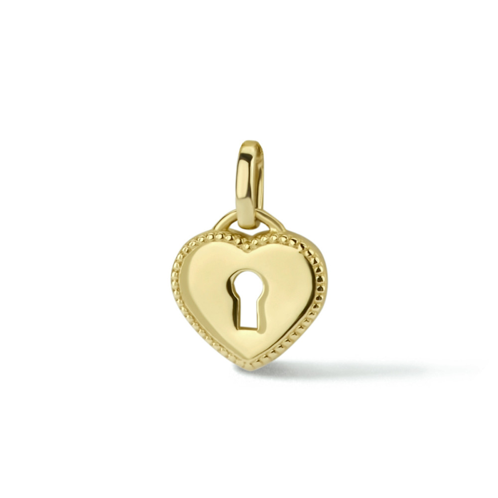 14-karaat-gouden-hart-hanger-met-sleutelgat-en-bolletjesrand-hoogte