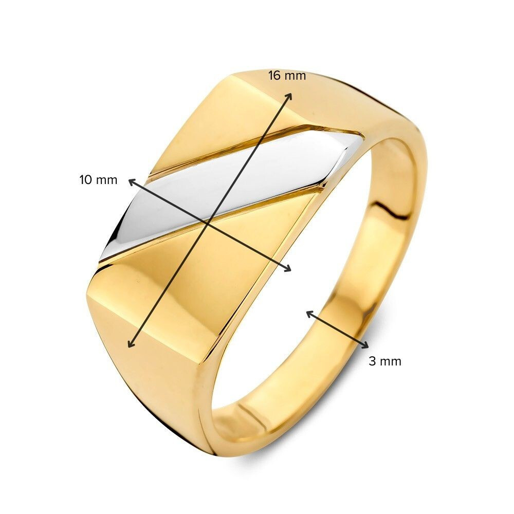 14-karaat-gouden-heren-ring-met-diagonale-witgouden-baan-10-mm-breed