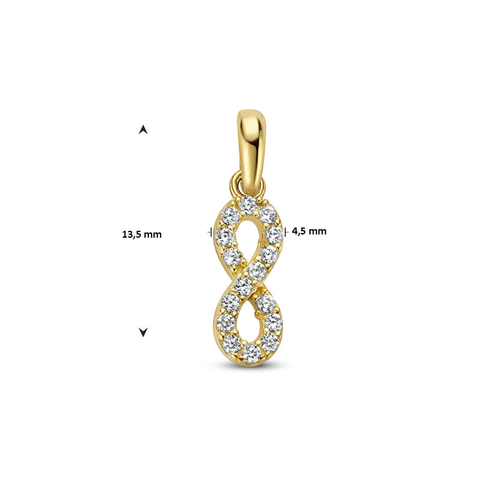 14-karaat-gouden-infinity-hanger-met-zirkonia-s-4-5-mm-breed-hoogte-13-5-mm