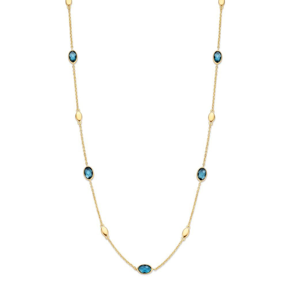 14-karaat-gouden-ketting-met-london-blue-topaas-en-ovale-schakels-lengte-45-cm