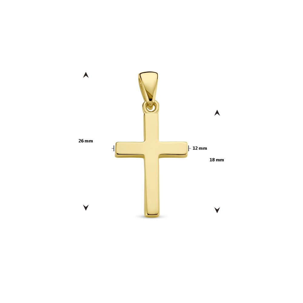 14-karaat-gouden-kruisje-met-gladde-afwerking-12-mm-breed-hoogte-20-mm