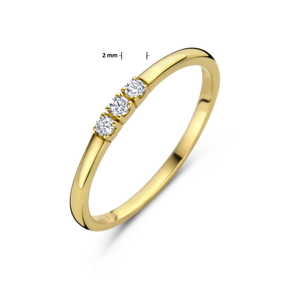 14-karaat-gouden-memoire-ring-met-drie-diamanten