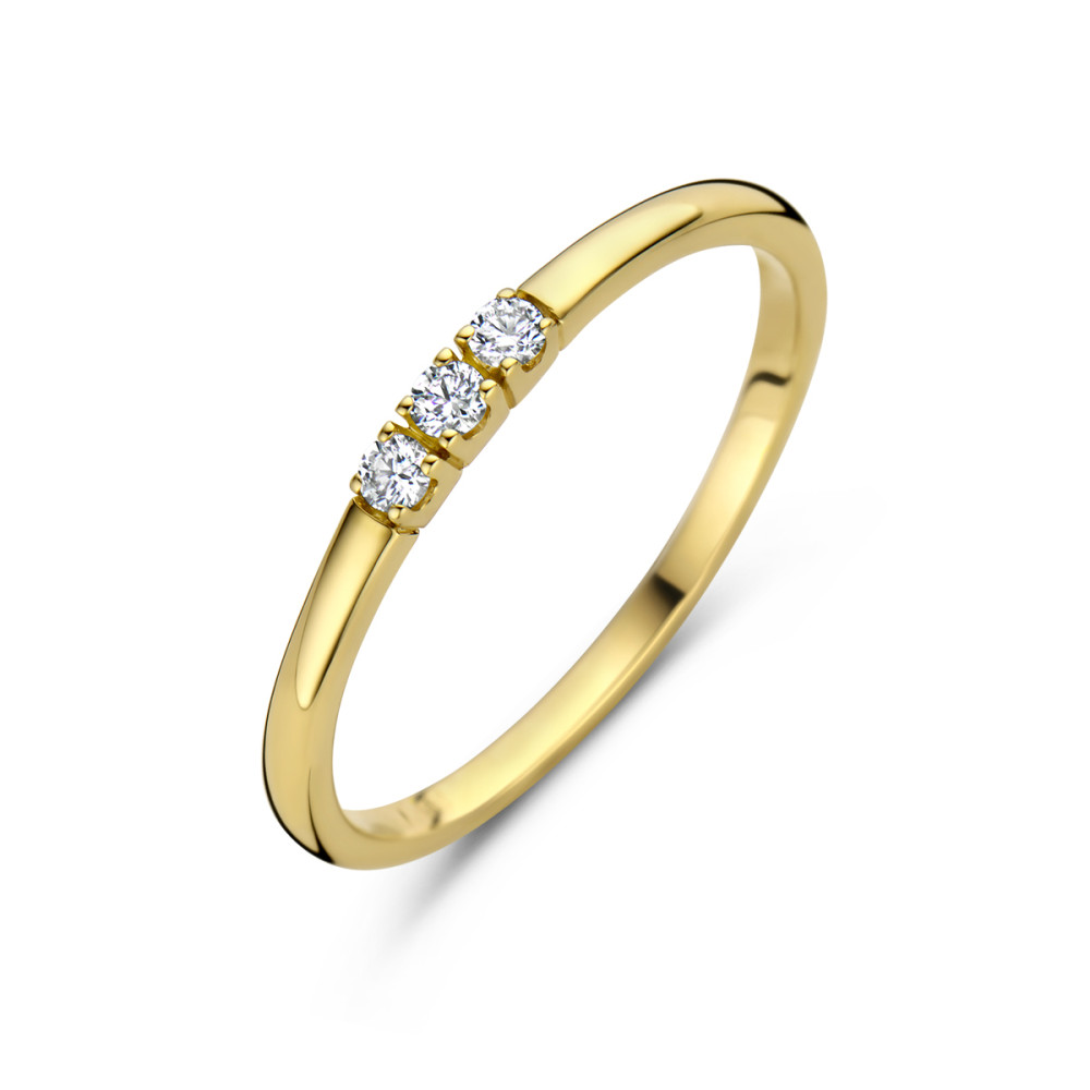 14-karaat-gouden-memoire-ring-met-drie-diamanten
