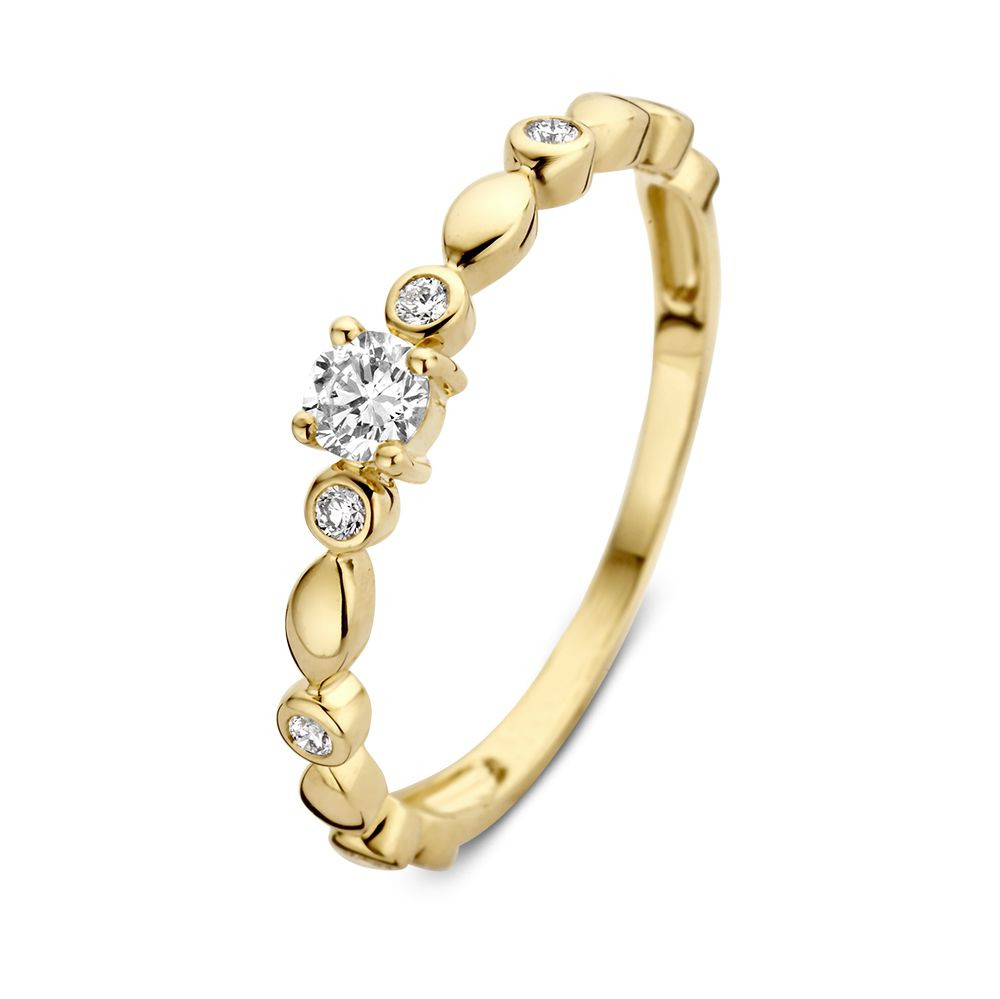 14-karaat-gouden-ovale-schakelring-met-stralende-diamanten-0-23-crt