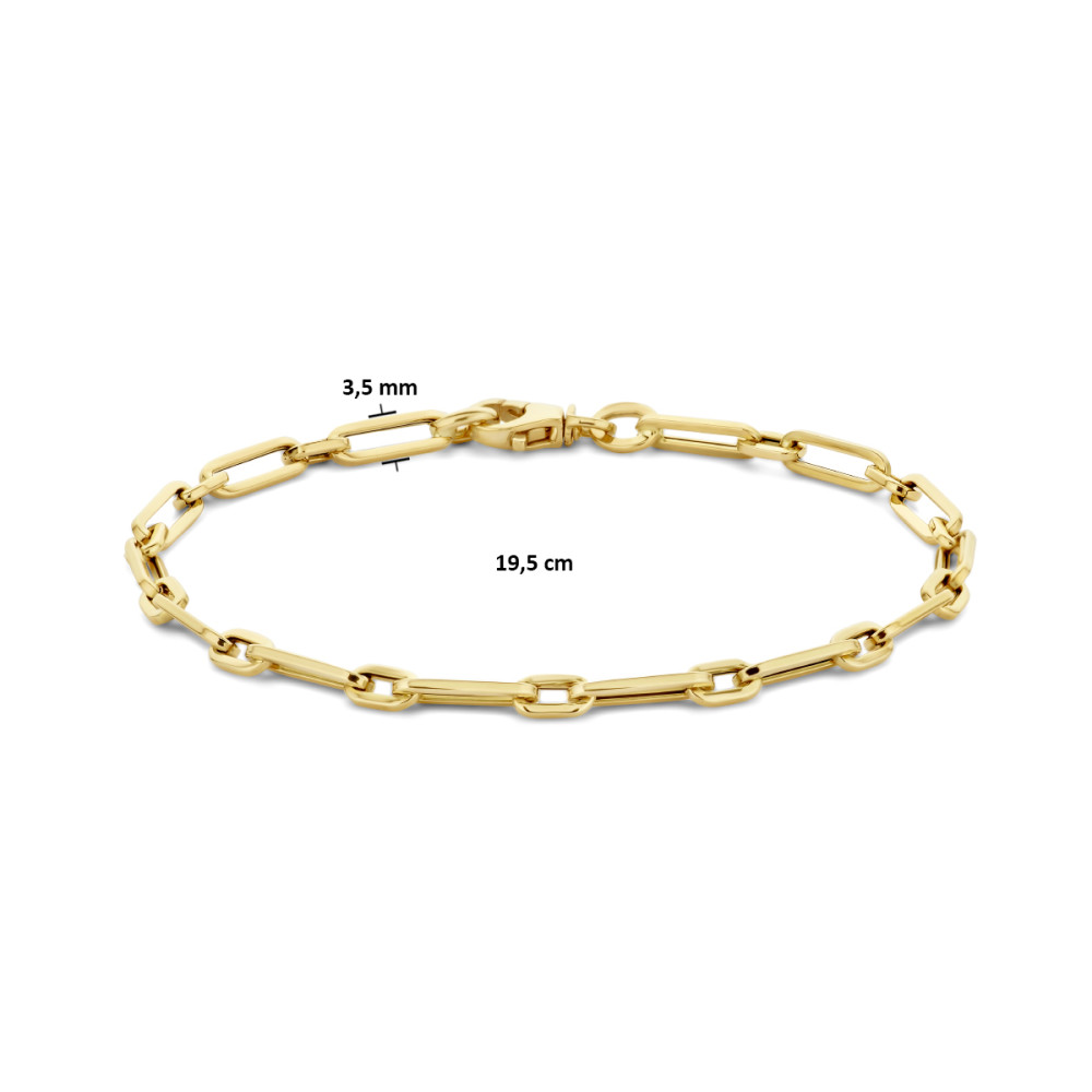 14-karaat-gouden-paperclip-schakelarmband-met-elegante-glans