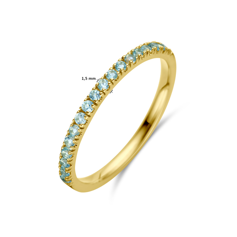 14-karaat-gouden-pave-aanschuifring-met-blauwe-topaas