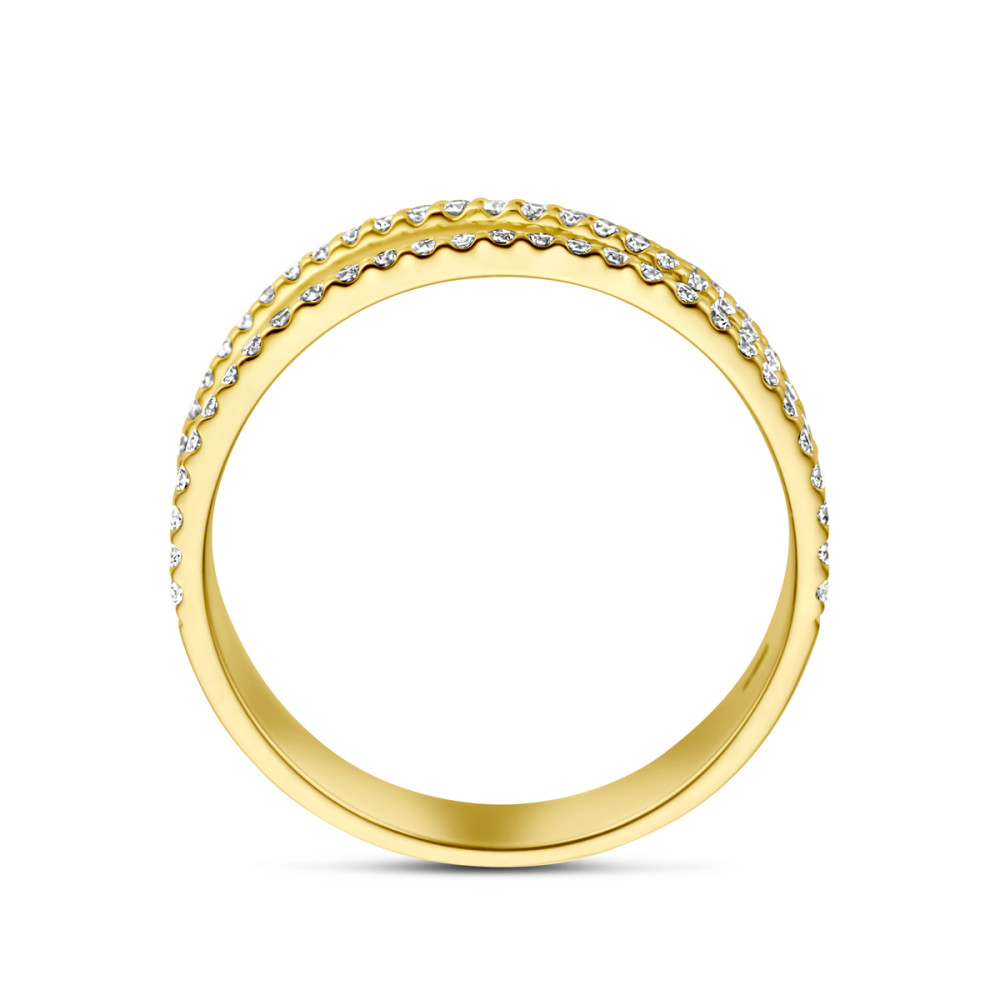 14-karaat-gouden-pave-ring-met-diamanten-en-matte-afwerking