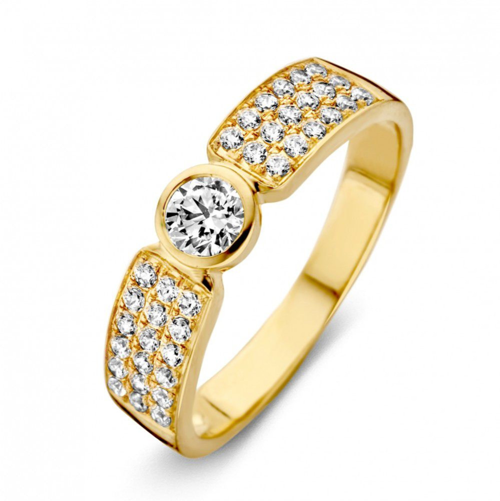 14-karaat-gouden-pave-solitair-ring-met-zirkonia