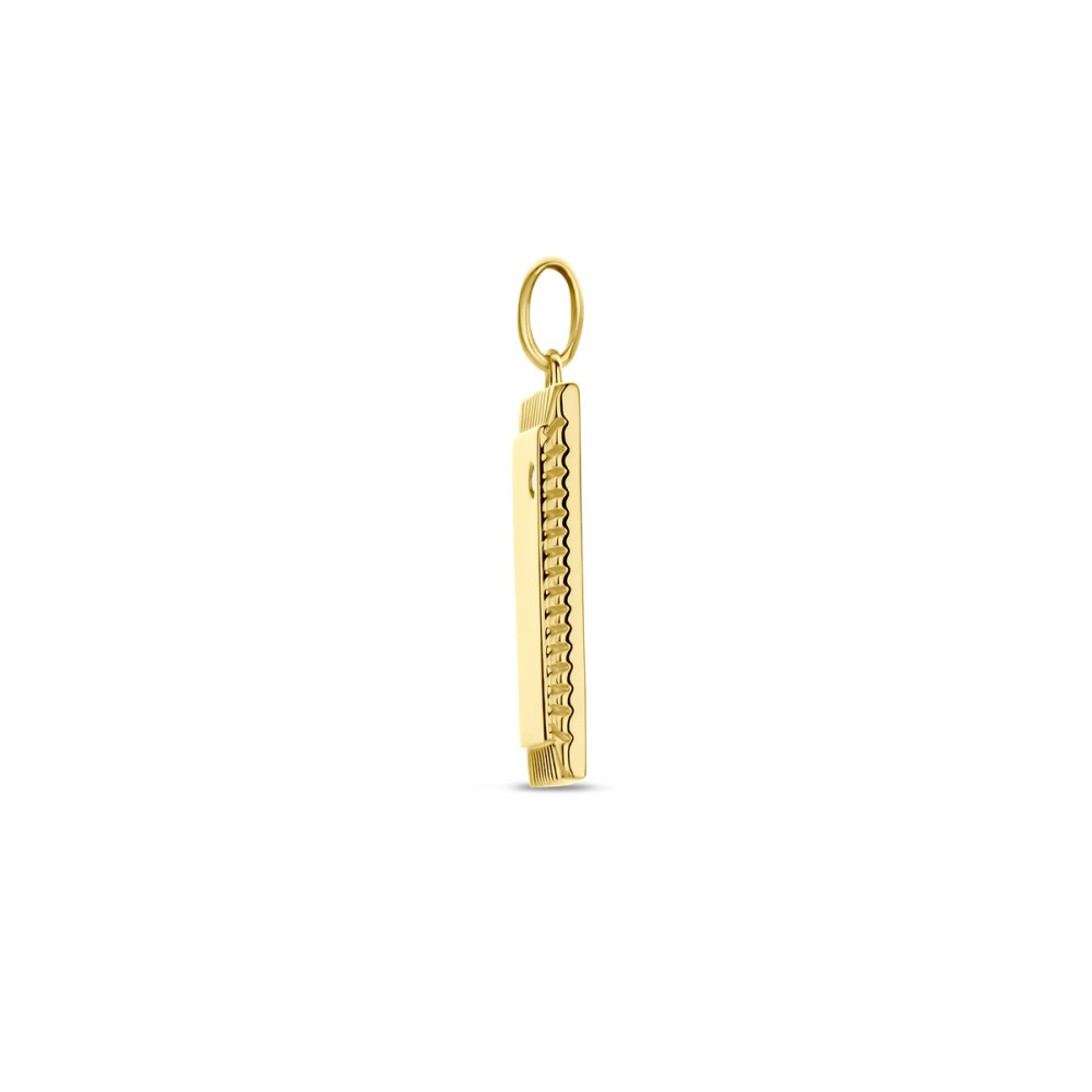 14-karaat-gouden-rechthoekige-graveerhanger-met-diamant-0-01-crt-hoogte-20-mm