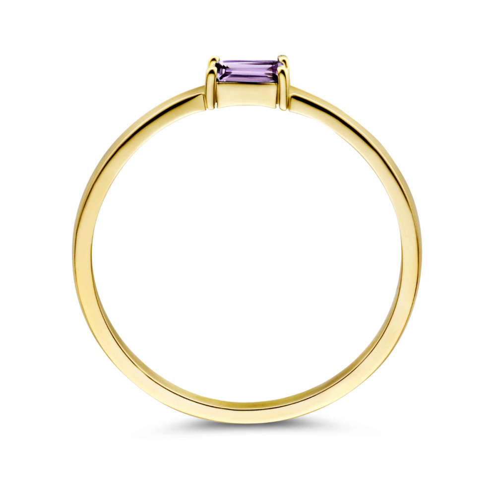14-karaat-gouden-ring-met-amethist-en-slanke-band