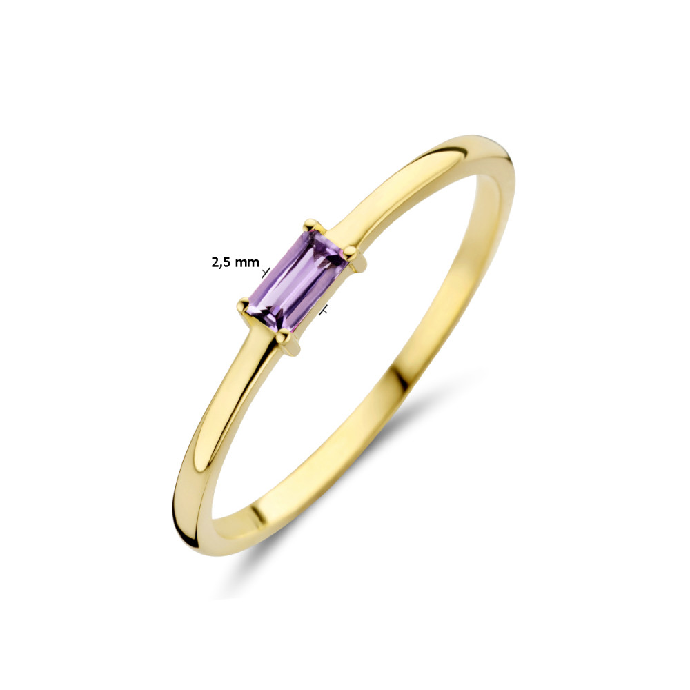 14-karaat-gouden-ring-met-amethist-en-slanke-band