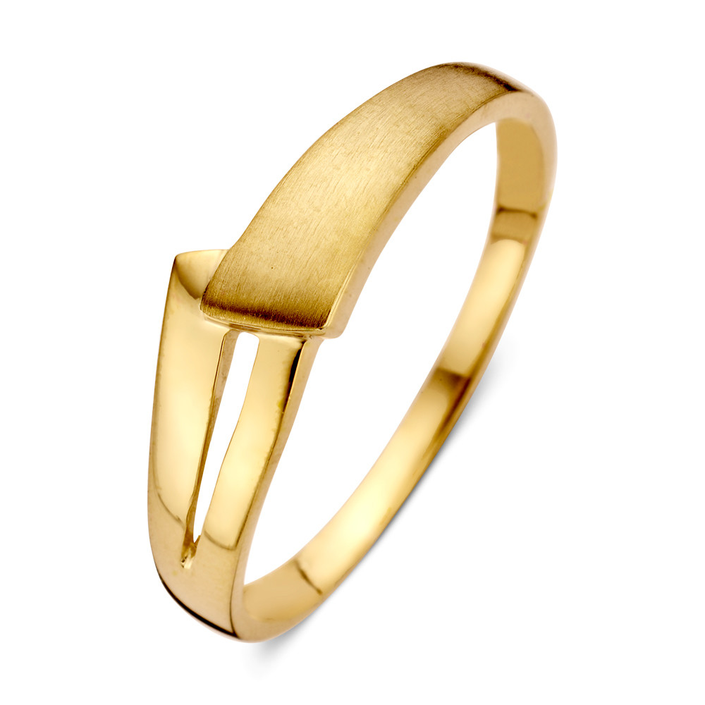 14-karaat-gouden-ring-met-asymmetrisch-modern-design-en-inkeping