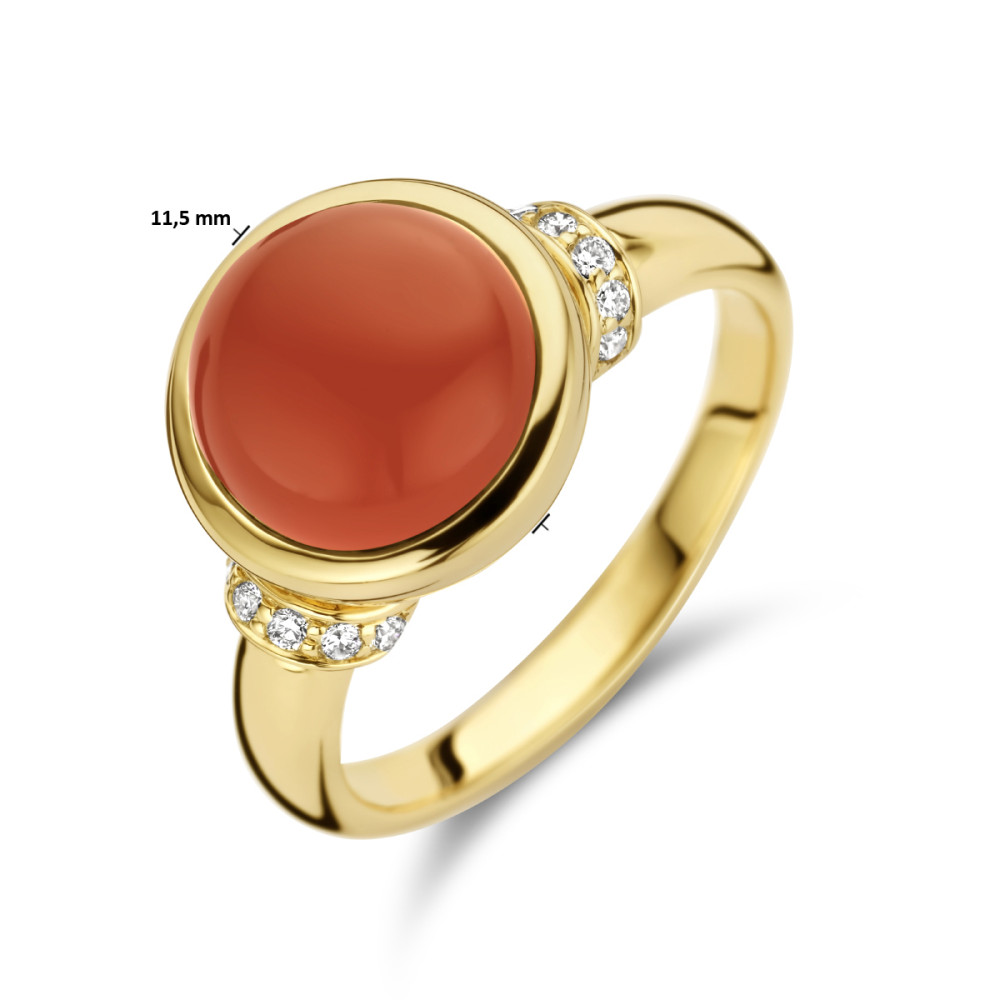 14-karaat-gouden-ring-met-carneool-en-diamanten