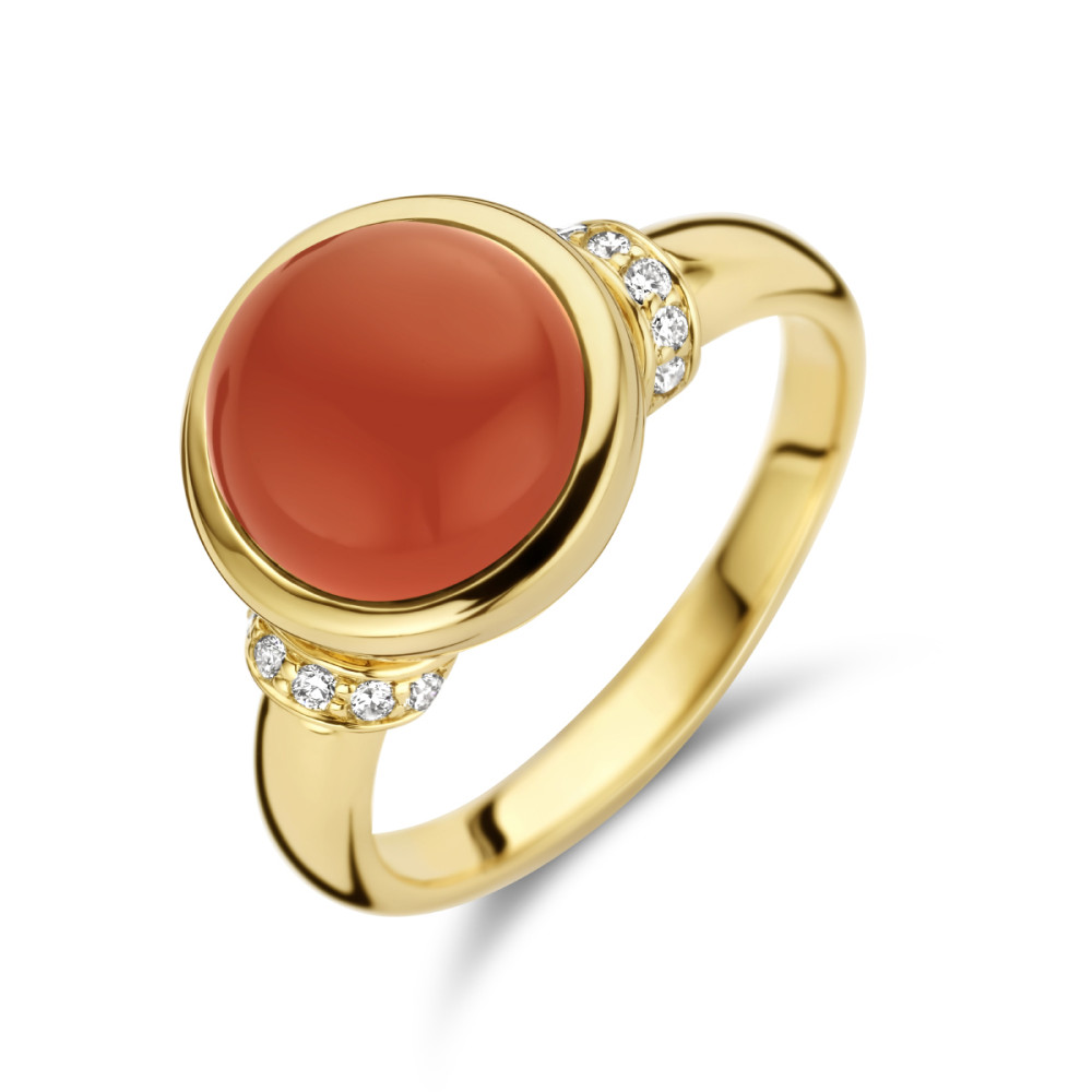 14-karaat-gouden-ring-met-carneool-en-diamanten