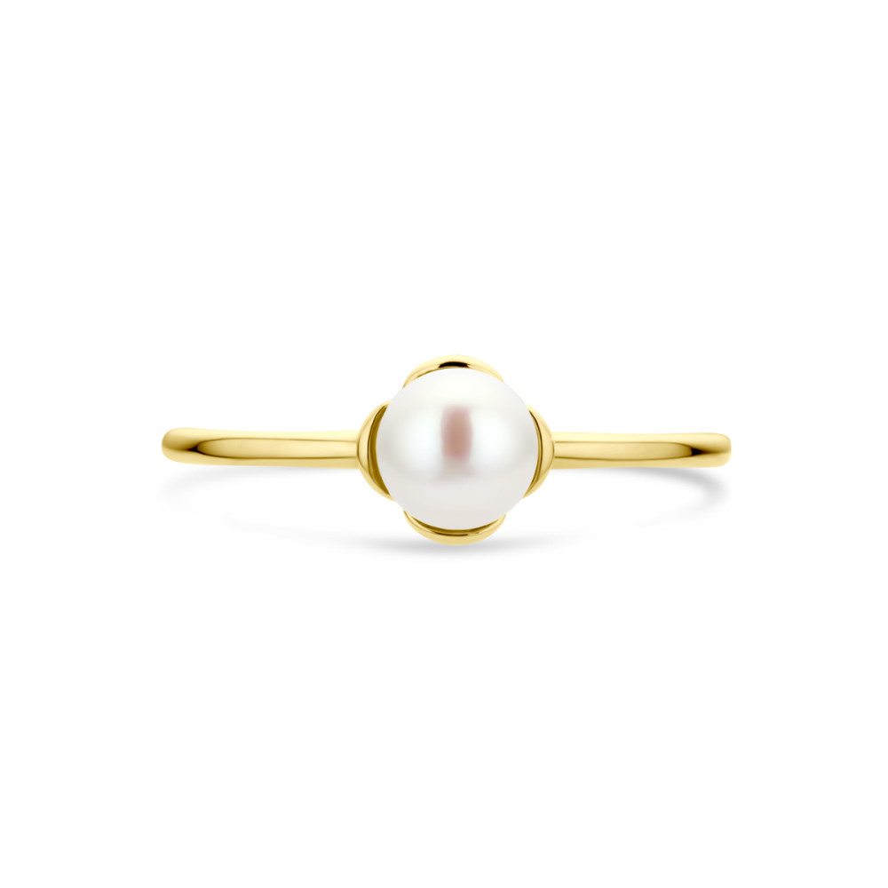 14-karaat-gouden-ring-met-centrale-witte-zoetwaterparel