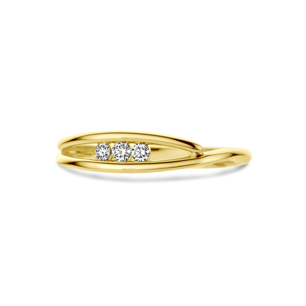 14-karaat-gouden-ring-met-dubbele-band-en-drie-diamanten