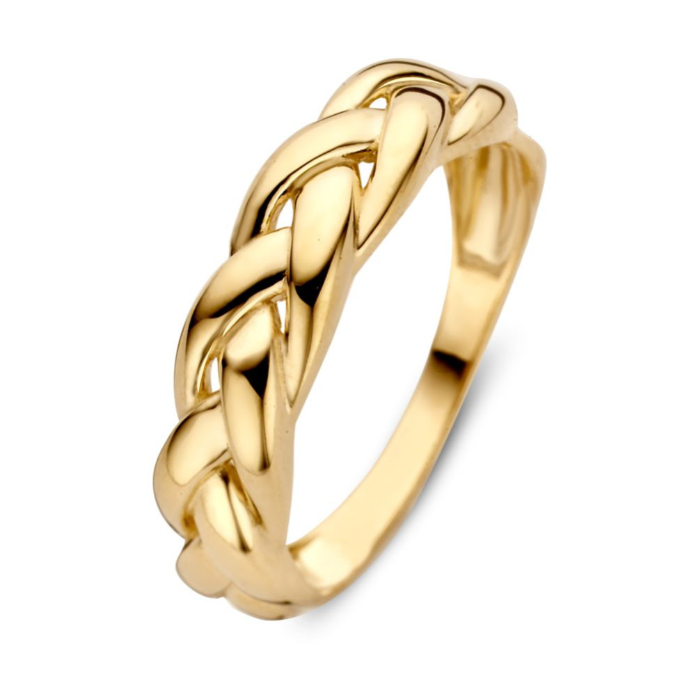 14-karaat-gouden-ring-met-gevlochten-schakels-van-5-5-mm