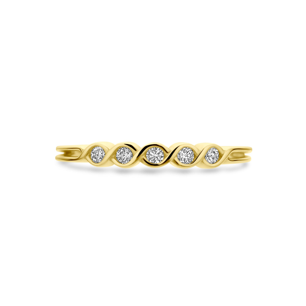 14-karaat-gouden-ring-met-golvend-ontwerp-en-zirkonia-rij