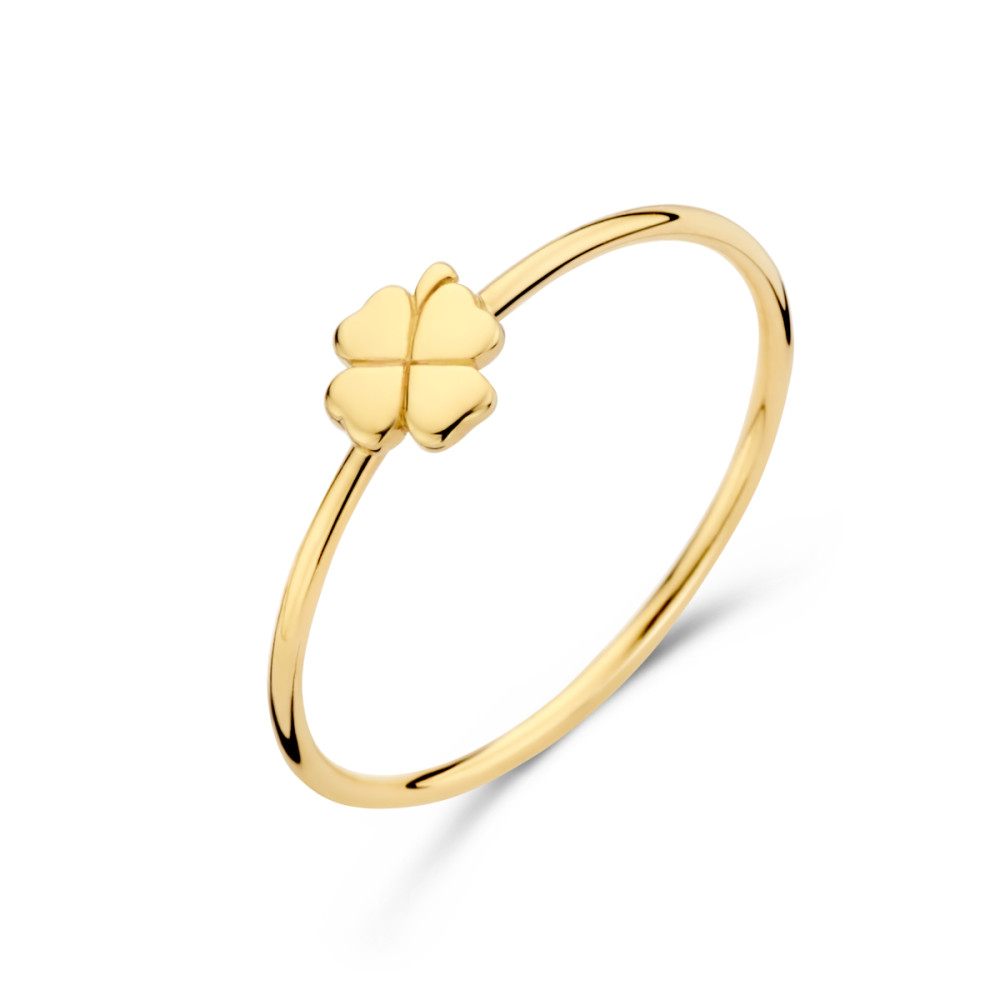 14-karaat-gouden-ring-met-klavertje-vier