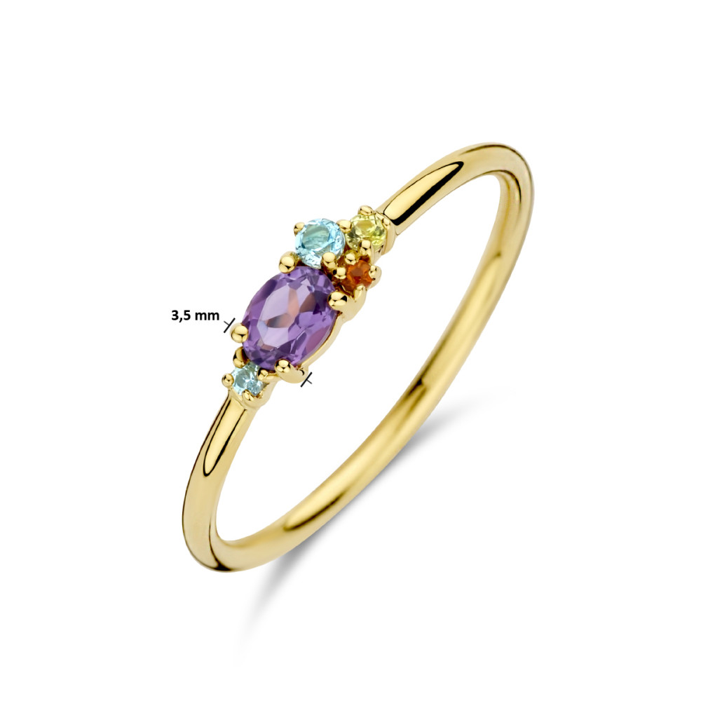 14-karaat-gouden-ring-met-kleurrijke-edelstenen-en-ovale-centrale-steen