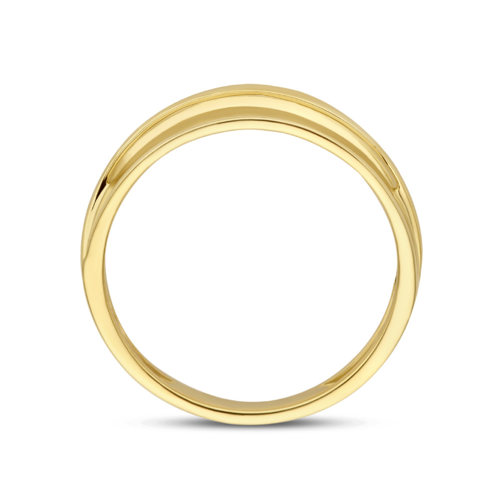 14-karaat-gouden-ring-met-matte-en-glanzende-afwerking