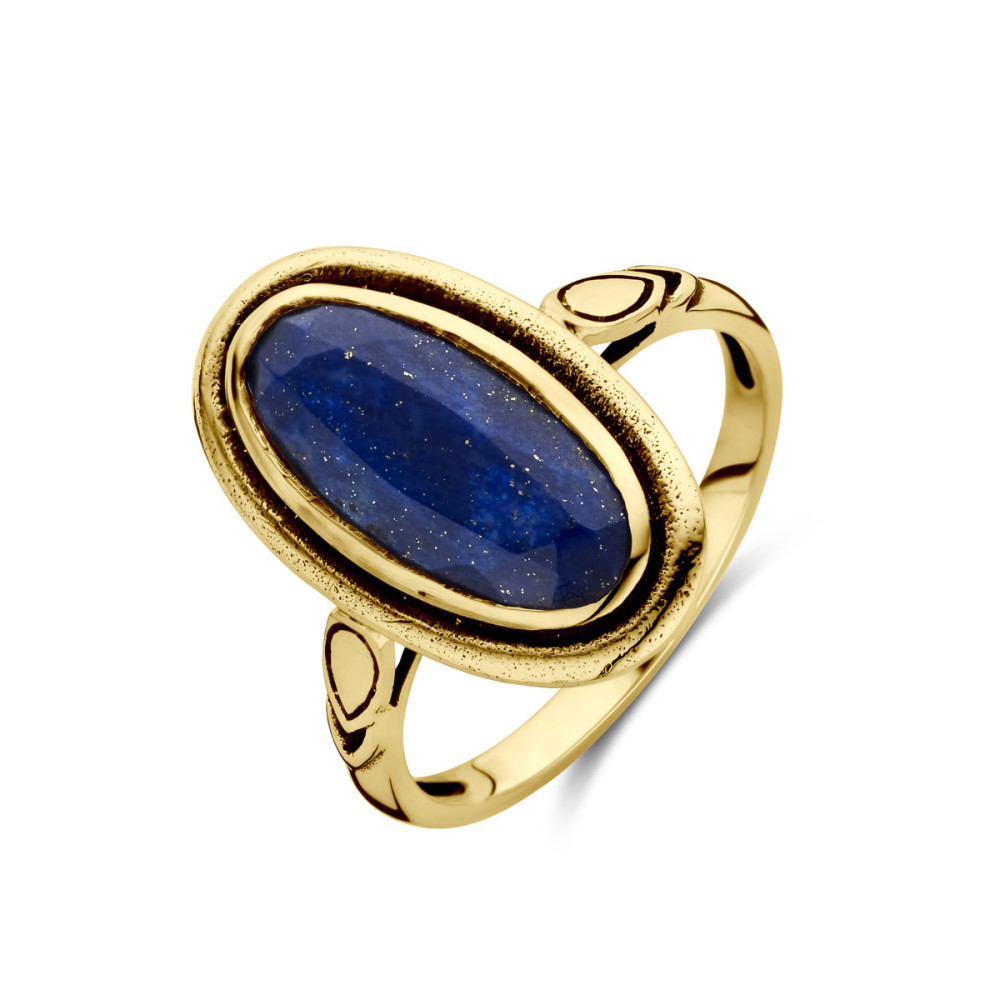 14-karaat-gouden-ring-met-ovale-blauwe-lapis-lazuli-steen
