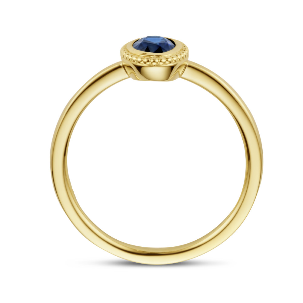 14-karaat-gouden-ring-met-ovale-blauwe-saffier