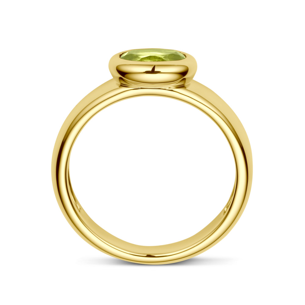14-karaat-gouden-ring-met-ovale-groene-peridoot