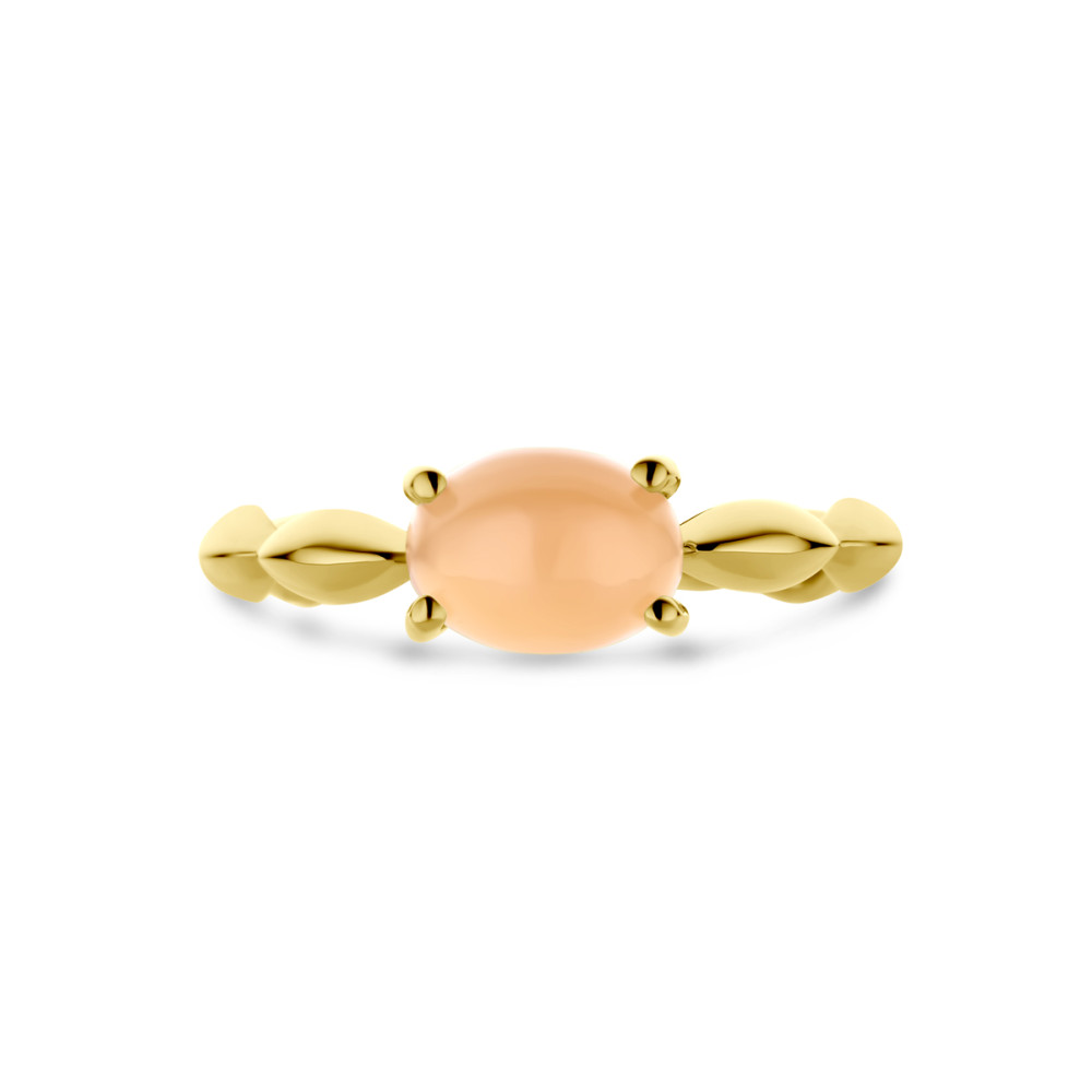 14-karaat-gouden-ring-met-ovale-perzikkleurige-carneool