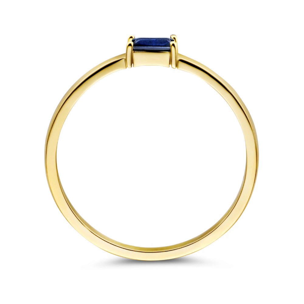 14-karaat-gouden-ring-met-rechthoekige-blauwe-saffier