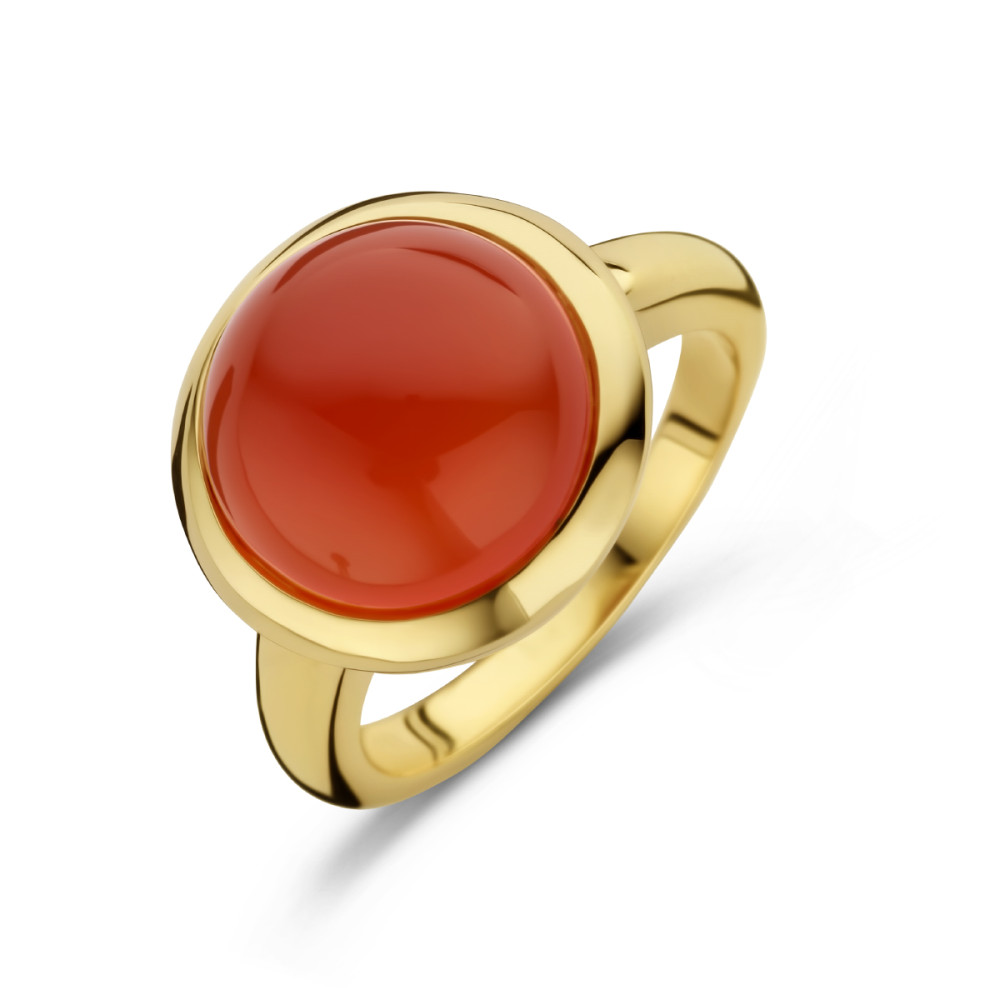 14-karaat-gouden-ring-met-ronde-carneool-steen