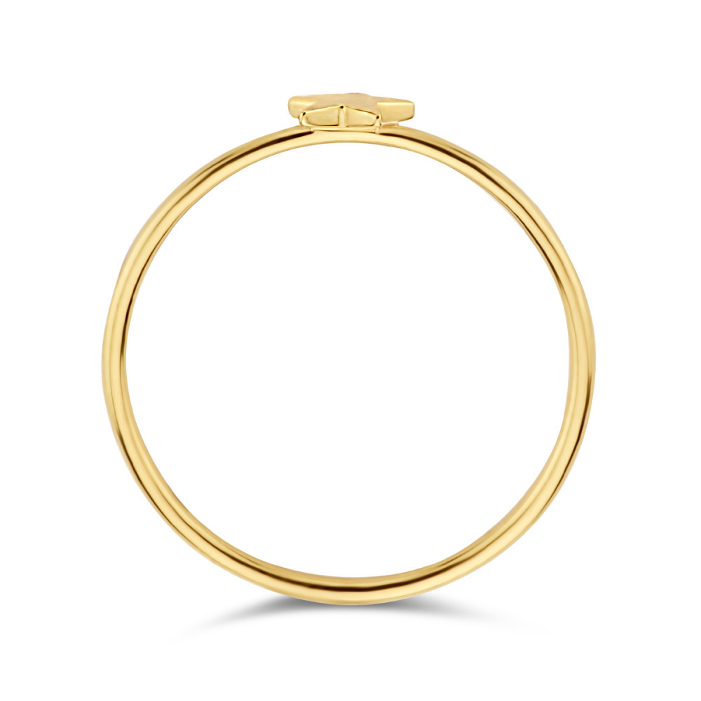 14-karaat-gouden-ring-met-stervormig-element