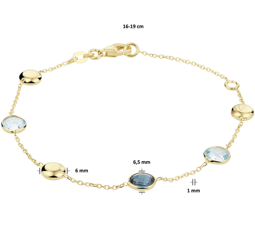 14-karaat-gouden-schakelarmband-met-blauwe-topaas-edelstenen