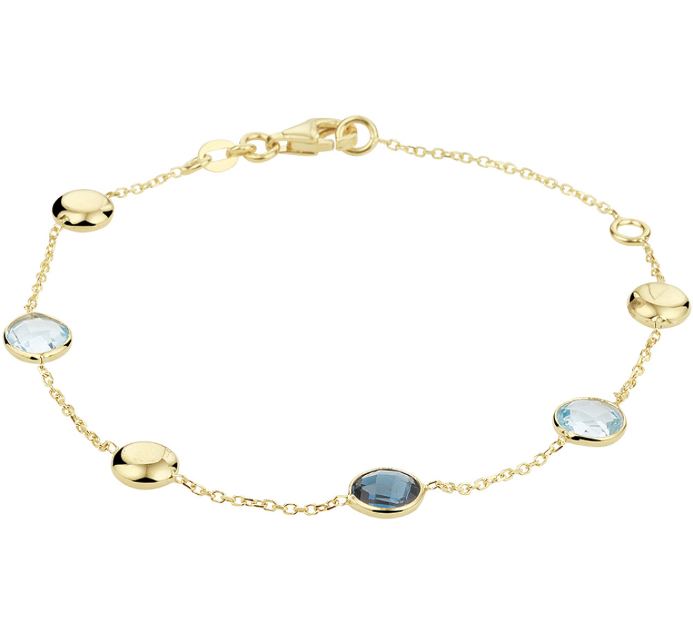 14-karaat-gouden-schakelarmband-met-blauwe-topaas-edelstenen
