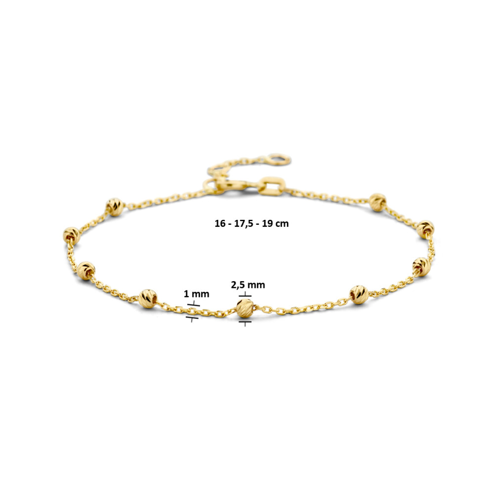 14-karaat-gouden-schakelarmband-met-gediamanteerde-bolletjes